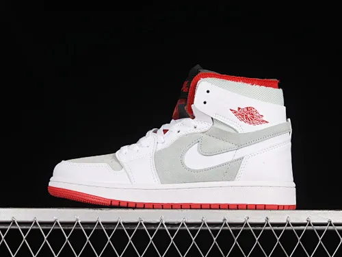 All categories Air Jordan Jordan series basketball shoes Air Jordan 1 High Air Jordan 1 Zoom CMFT AJ1 Joe 1 white and green color matching CT0978-100